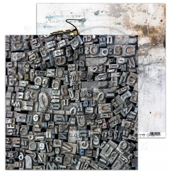 Dans le passé 12x12 Collection de papier scrapbooking