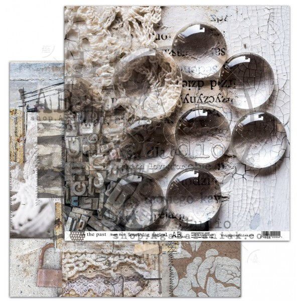 Dans le passé 12x12 Collection de papier scrapbooking