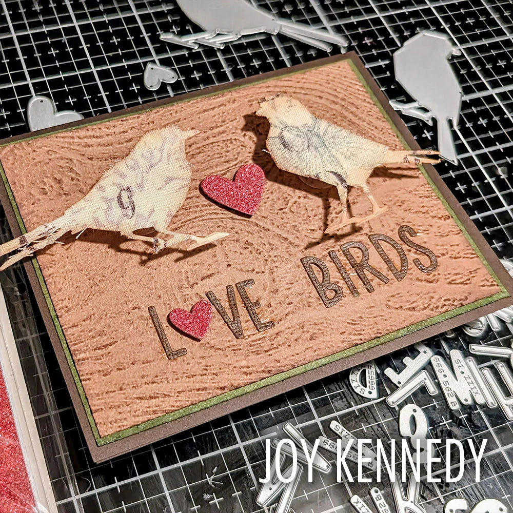 Lovebirds Die Set | Tim Holtz Vault Release No. 1