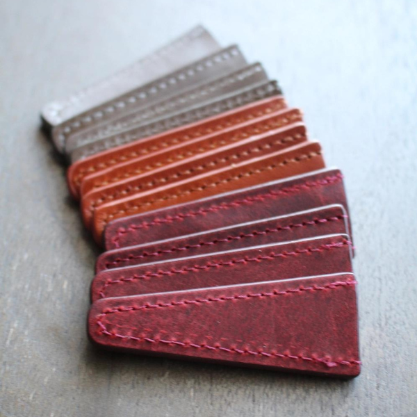 Leather Embroidery Scissor Sheaths {multiple colors}
