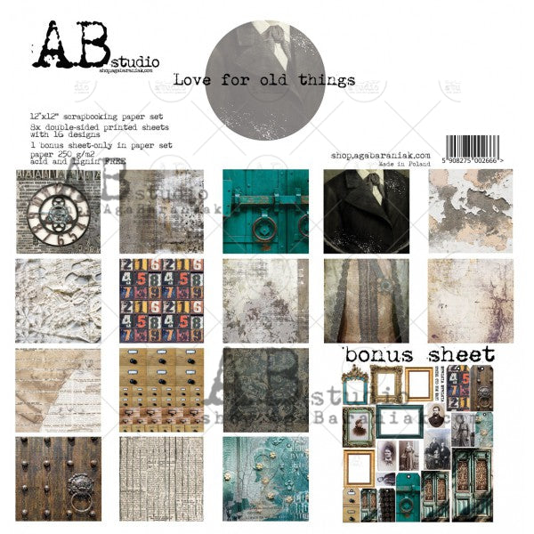 Collection de papier pour scrapbooking Love for Old Things 12 x 12
