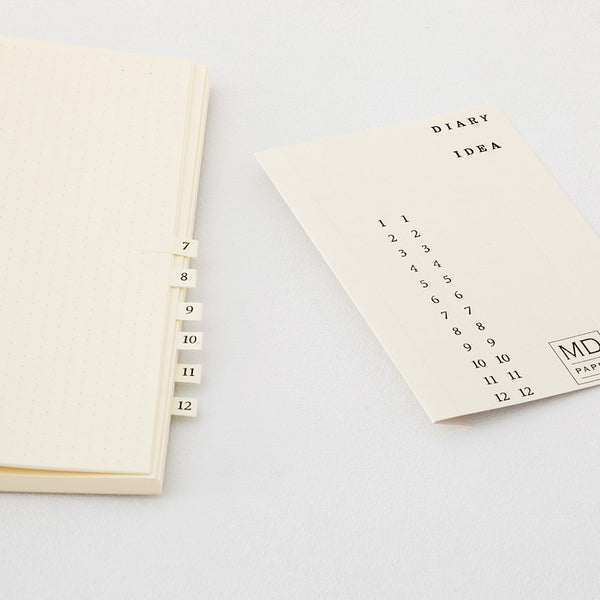{back soon!} MD Cream A5 Dot Grid Notebook