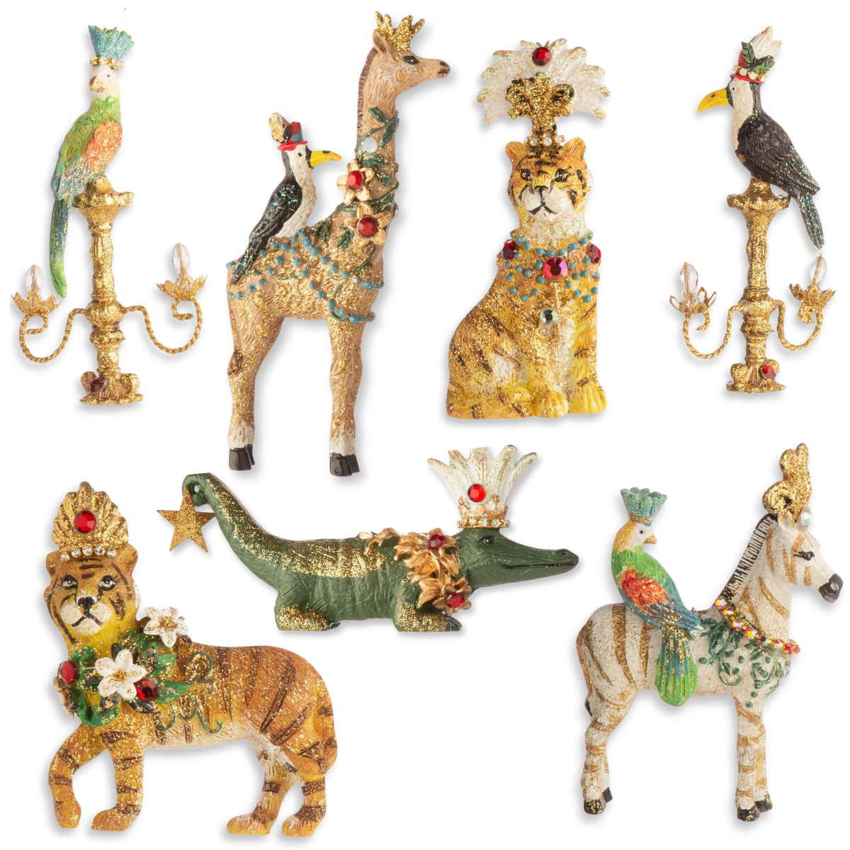 Ornements de Noël | Animaux fantaisistes {Styles multiples}