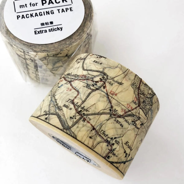 Vintage Map Washi Packing Tape