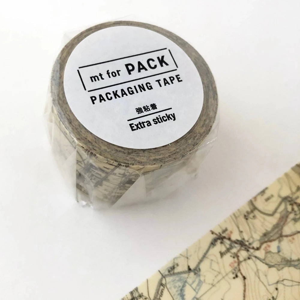 Vintage Map Washi Packing Tape
