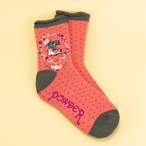Chaussettes Alphabet en Bambou