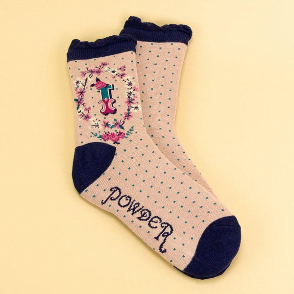 Chaussettes Alphabet en Bambou