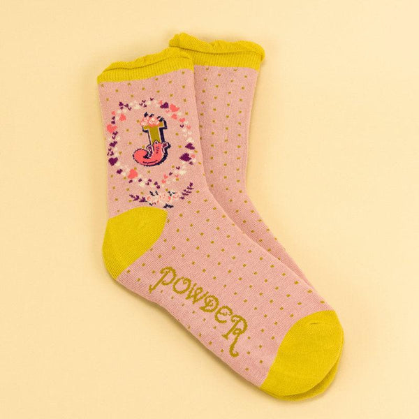 Chaussettes Alphabet en Bambou