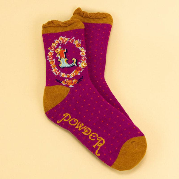 Chaussettes Alphabet en Bambou