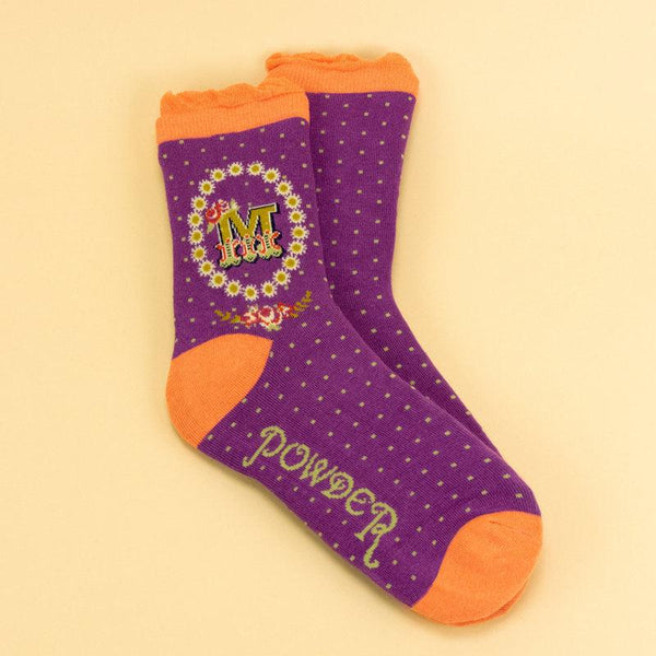 Chaussettes Alphabet en Bambou
