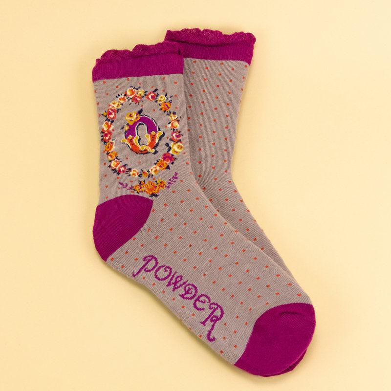 Chaussettes Alphabet en Bambou