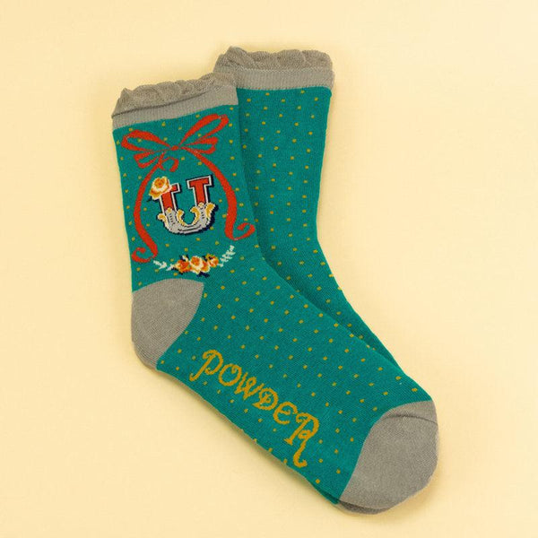 Chaussettes Alphabet en Bambou