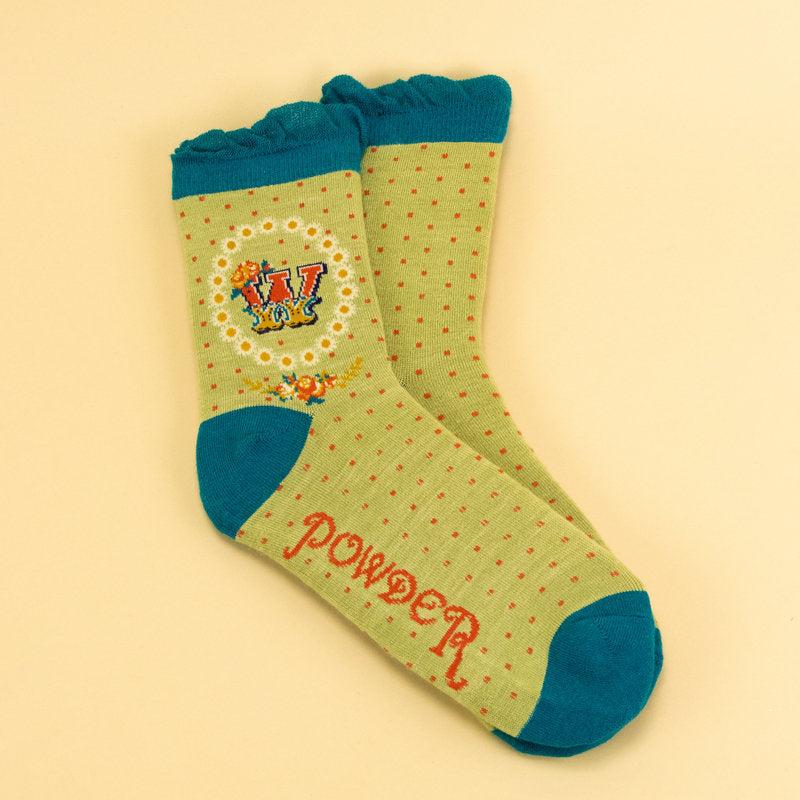 Chaussettes Alphabet en Bambou
