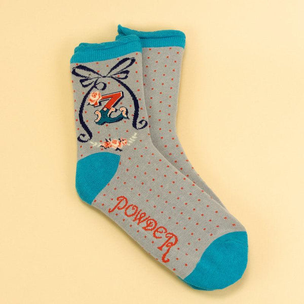 Chaussettes Alphabet en Bambou