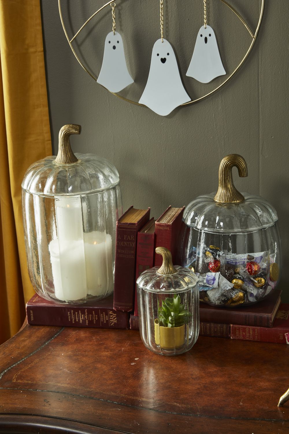 Terrariums de citrouille translucides {plusieurs tailles}