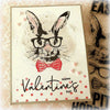 Hipster Bunny + Plaid/Polkadot Stamp + Stencil Set No. 64 {Easter} | Tim Holtz