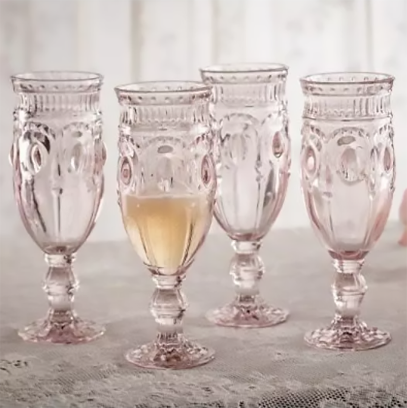 Flûtes à champagne Rosebud {ensemble de 2}