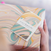 Feuilles d’emballage cadeau marbrées à la main {plusieurs couleurs}