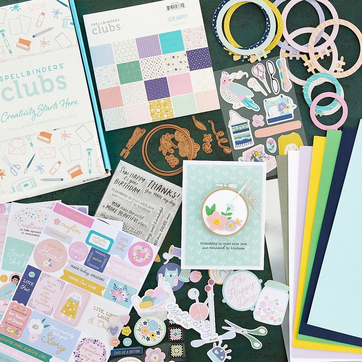 Sew Happy Card Kit
