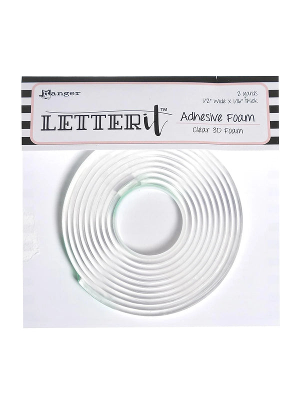 Mousse adhésive 3D transparente Letter It