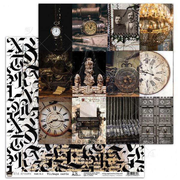 Collection de papier pour scrapbooking Old Dreams 12x12