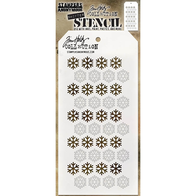 Snowflake Slimline Shifter Layered Stencil | Tim Holtz