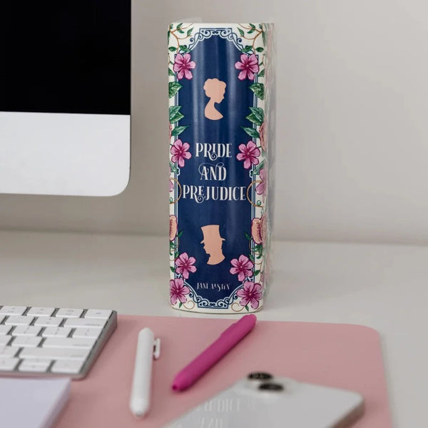 Pride & Prejudice Ceramic Book Vase