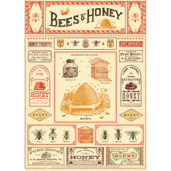 Bees & Honey 20x28 Wrap Sheet/Art Print