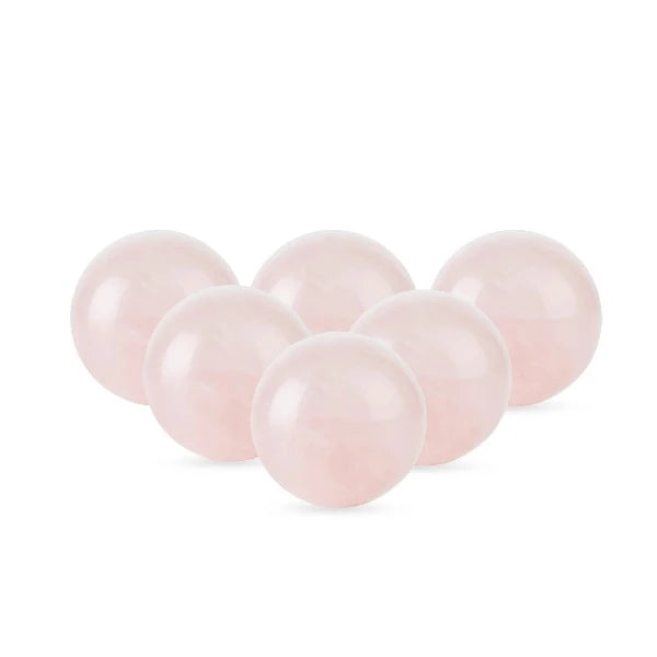 Rose Quartz Wine Gems {set of 6}