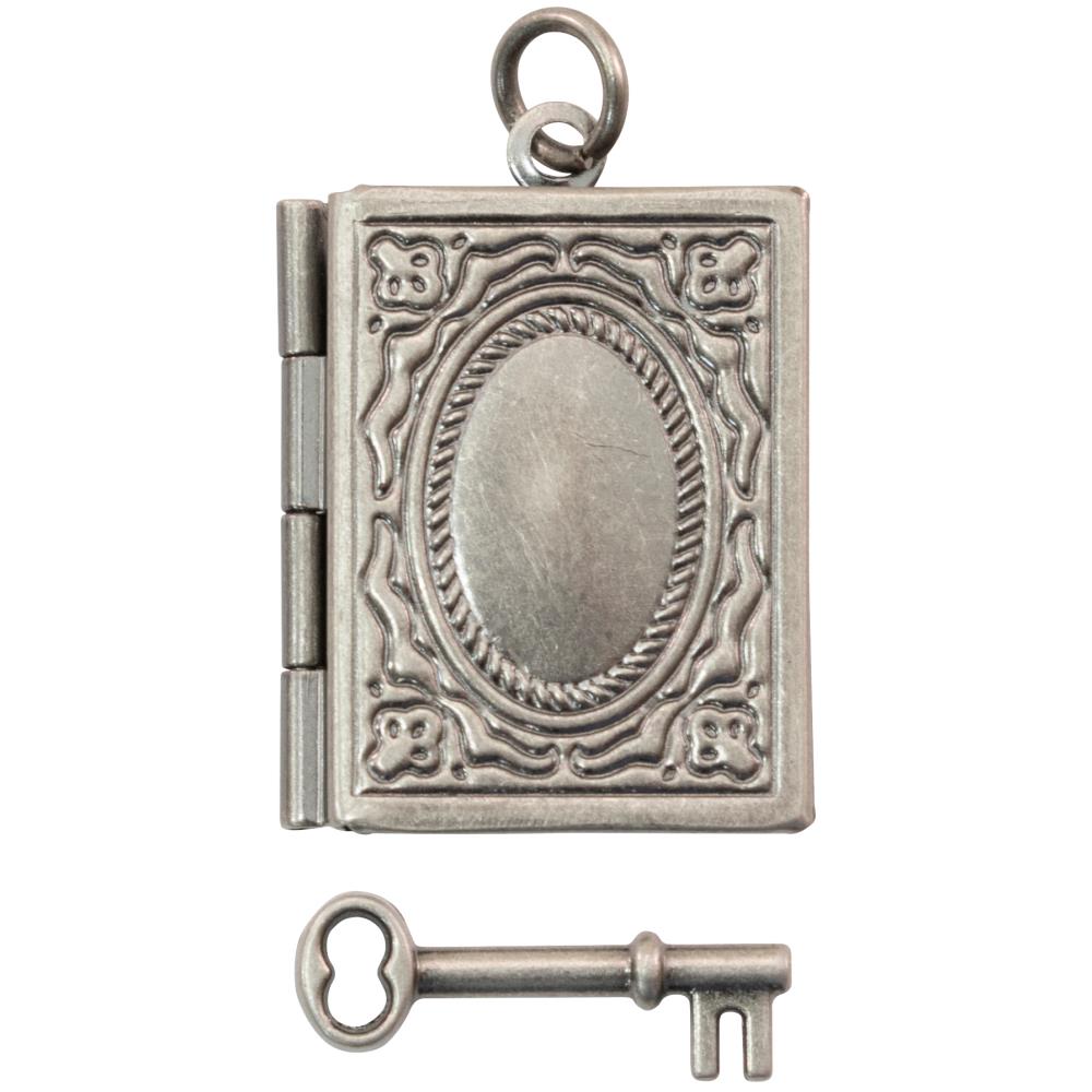Book Locket w/ Key | Assemblage