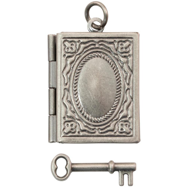 Book Locket w/ Key | Assemblage