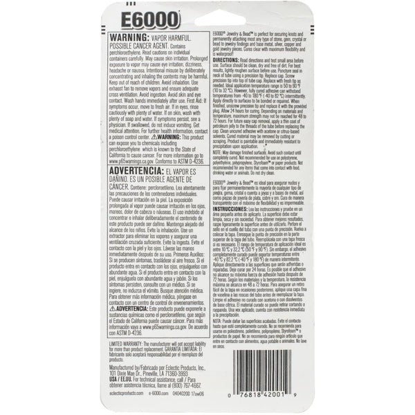 E6000 Jewelry & Bead Glue