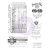Old Paperwork Cling Stamps {Finnabair}