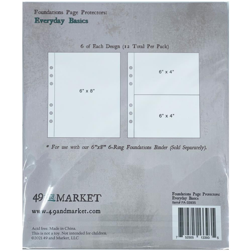Memory Journal Foundation Page Protectors {multiple styles}