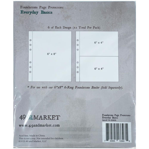 Memory Journal Foundation Page Protectors {multiple styles}