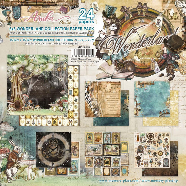 Wonderland Double-Sided Paper Pack {6" x 6"}