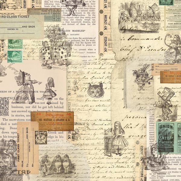 Wonderland Collection Origami Paper 6x6 Paper Pack {24 sheets}