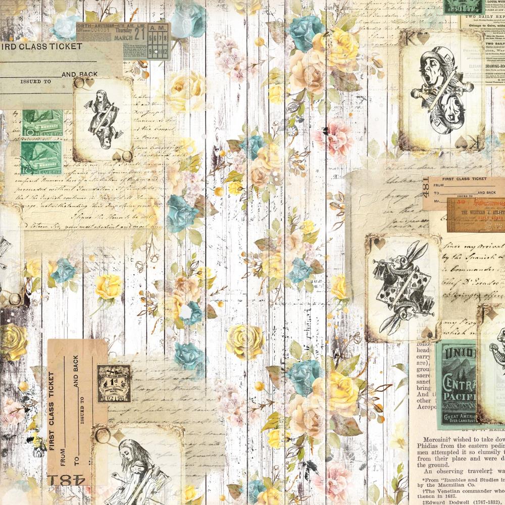 Wonderland Collection Origami Paper 6x6 Paper Pack {24 sheets}