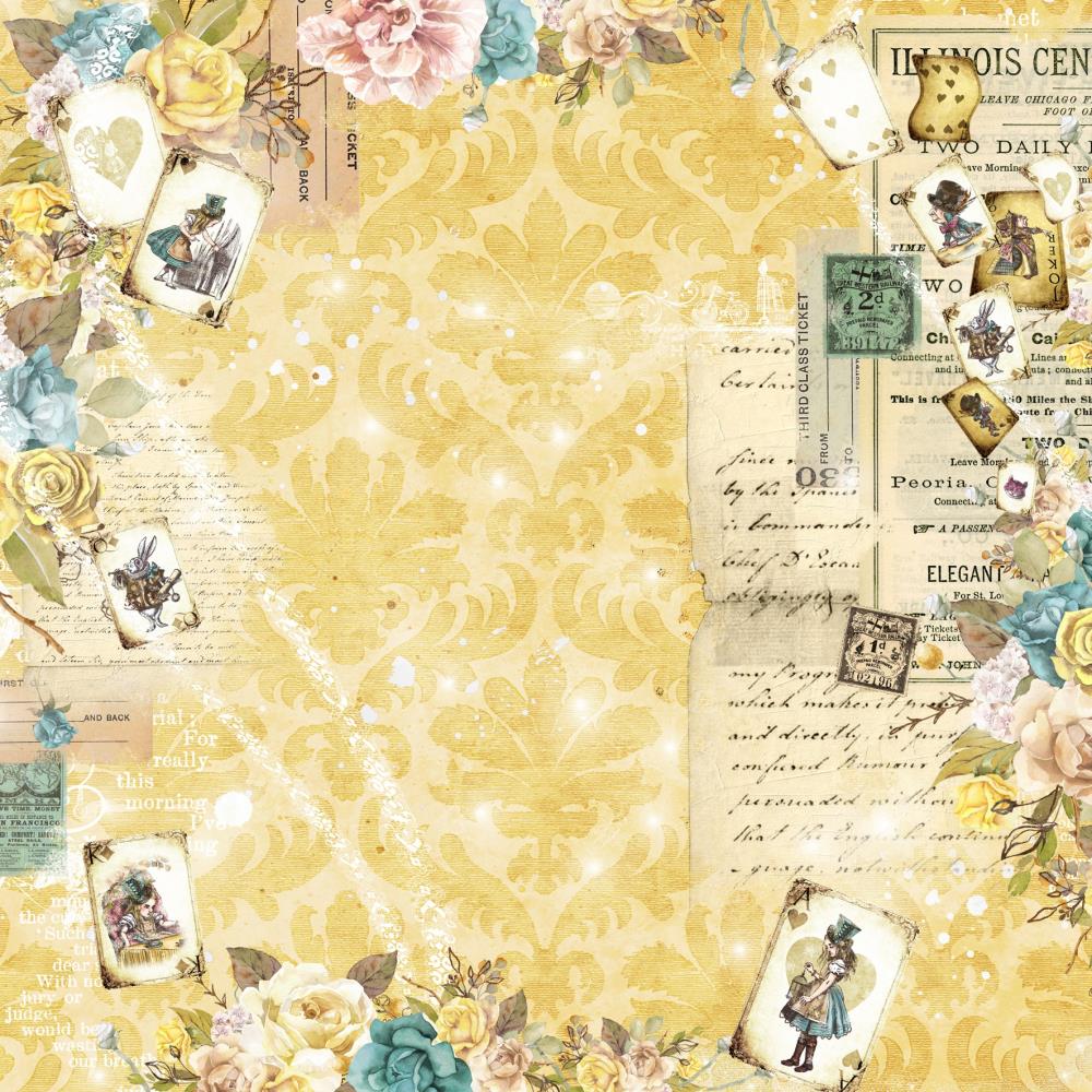 Wonderland Collection Origami Paper 6x6 Paper Pack {24 sheets}