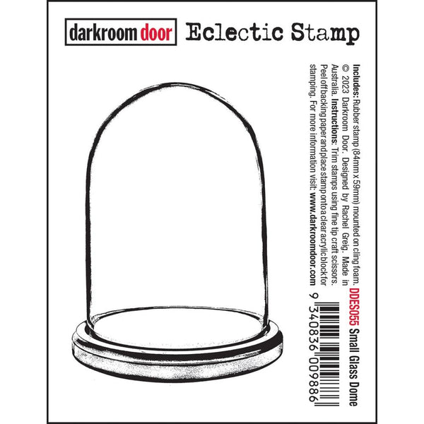 Petit tampon étirable en forme de dôme en verre