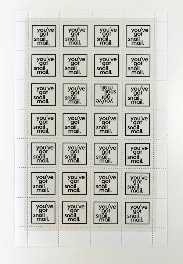 Timbres à lécher et à coller | Vous avez reçu un courrier postal
