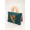 Doe with Toadstools Velvet Zip Pouch {multiple sizes}