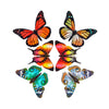 Holographic Daggerwing & Blue Buckeye Butterfly Sticker Set