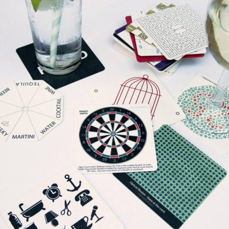 Bar Games Drink Coasters