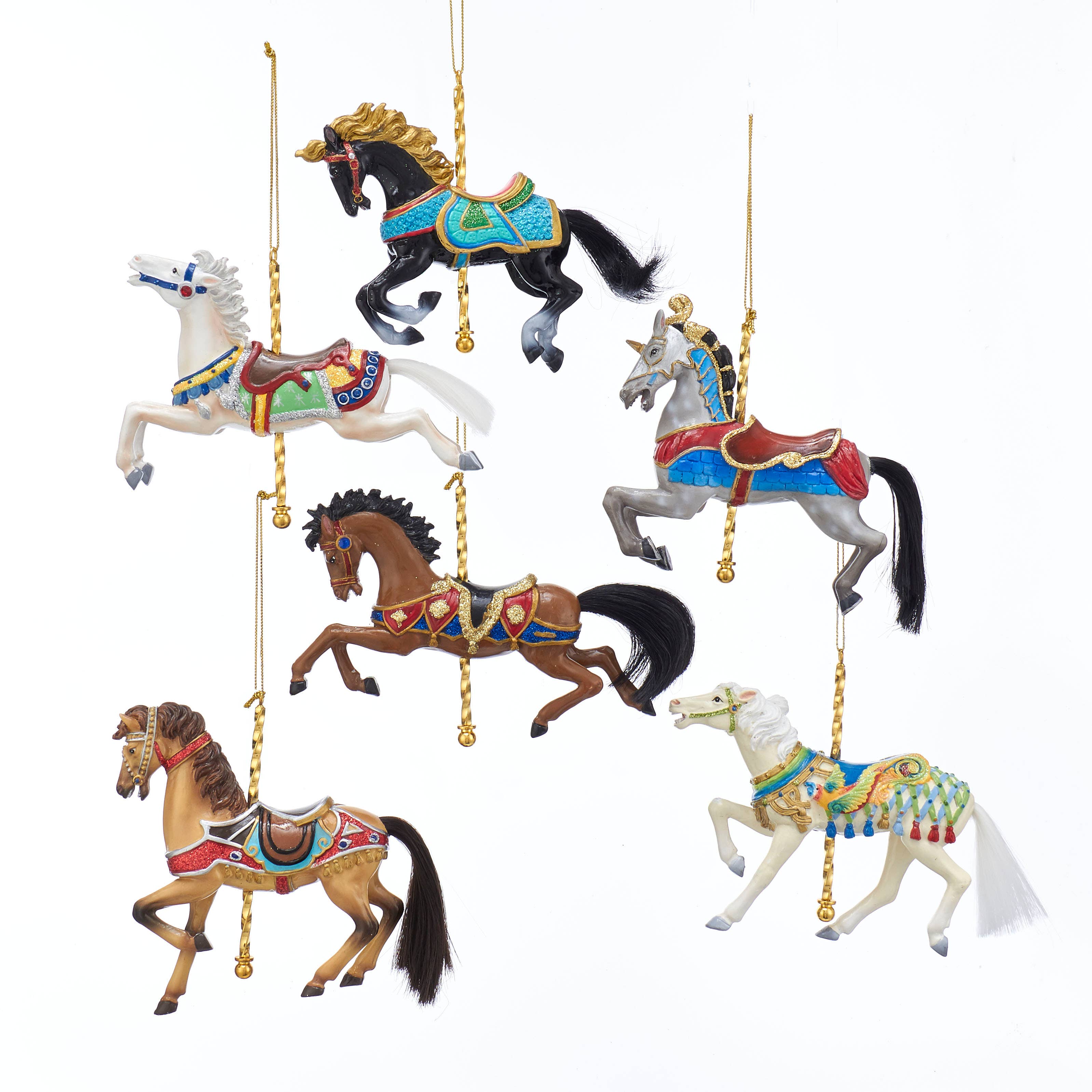 Carousel Horse Ornaments