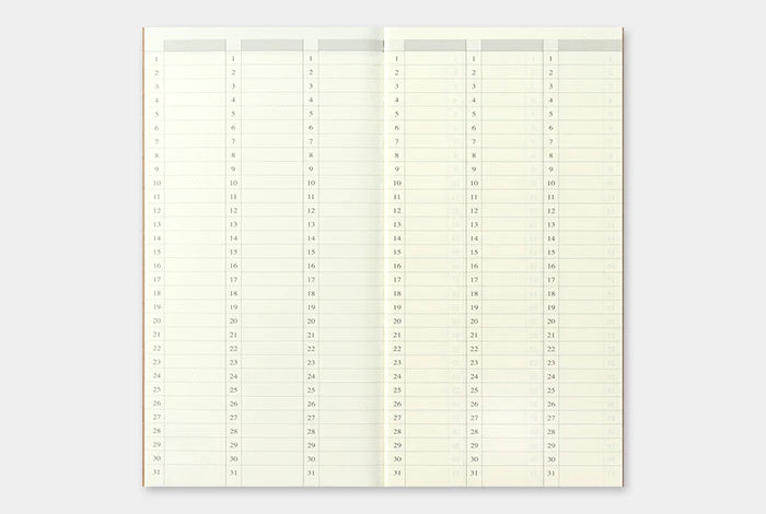 Recharges pour carnet de voyage | Calendriers + Planificateurs {Taille régulière}