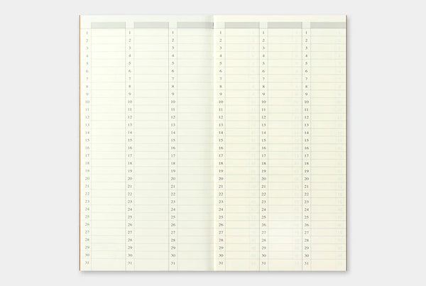 Recharges pour carnet de voyage | Calendriers + Planificateurs {Taille régulière}