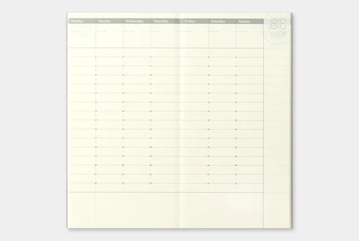 Recharges pour carnet de voyage | Calendriers + Planificateurs {Taille régulière}