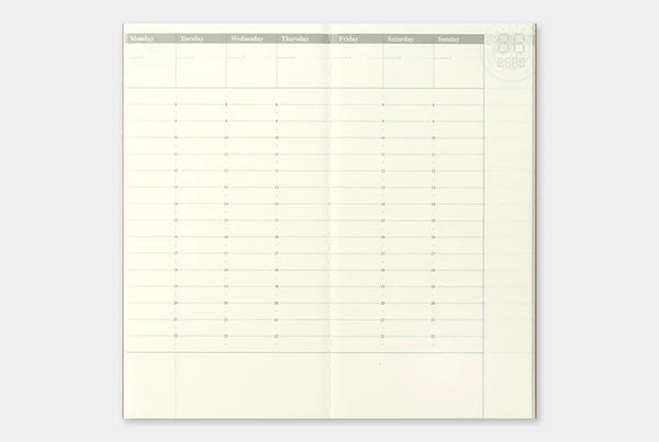 Recharges pour carnet de voyage | Calendriers + Planificateurs {Taille régulière}