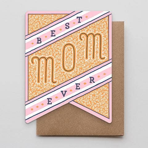 Carte de bannière de la meilleure maman de tous les temps